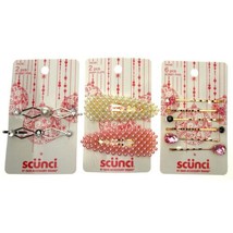 Scunci Decorative Hair Pins Lot of 3 Packages Gems Pearls Bling Bobby Pi... - $13.99