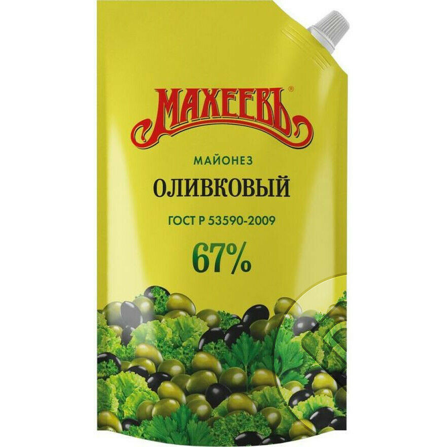 Russian Olive Mayonnaise Mayo Maheev Майонез Махеев 13.52oz/400ml US