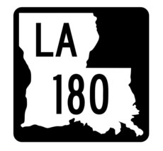 Louisiana State Highway 180 Sticker Decal R5890 Highway Route Sign - $1.45+