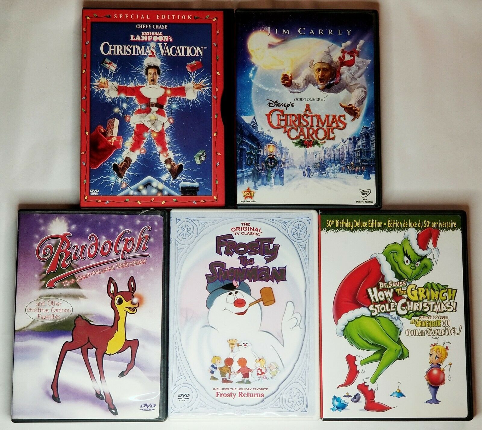 Frosty The Snowmanfrosty Returns Christmas Vacation Christmas Carol And More Dvds And Blu Ray Discs 8510