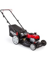 Black Max 21-inch 150cc Gas Push Lawn Mower with Mow-N-Stow - $256.00