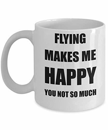 Flying Mug Lover Fan Funny Gift Idea Hobby Novelty Gag Coffee Tea Cup