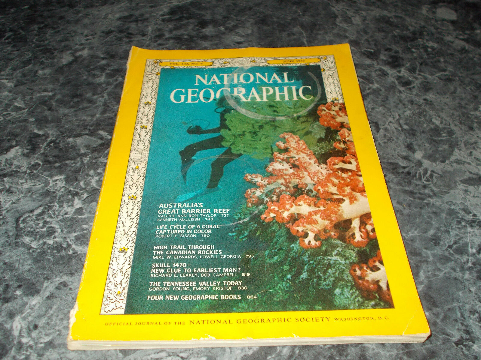 National Geographic Magazine Vol 143 No 6 June 1973 Australia Great ...