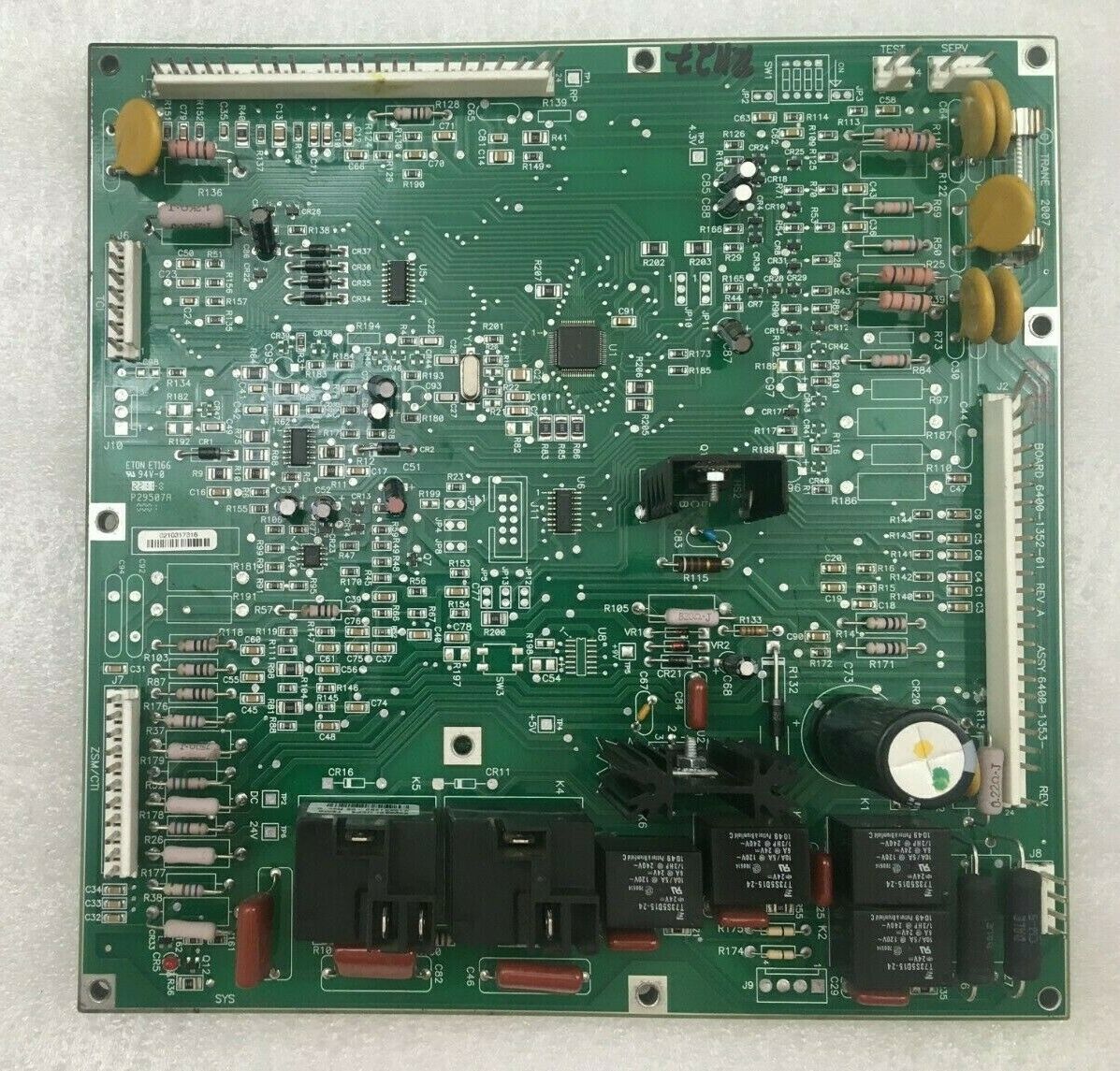 TRANE 6400135201 REV A Furnace Control Circuit Board X1365149002