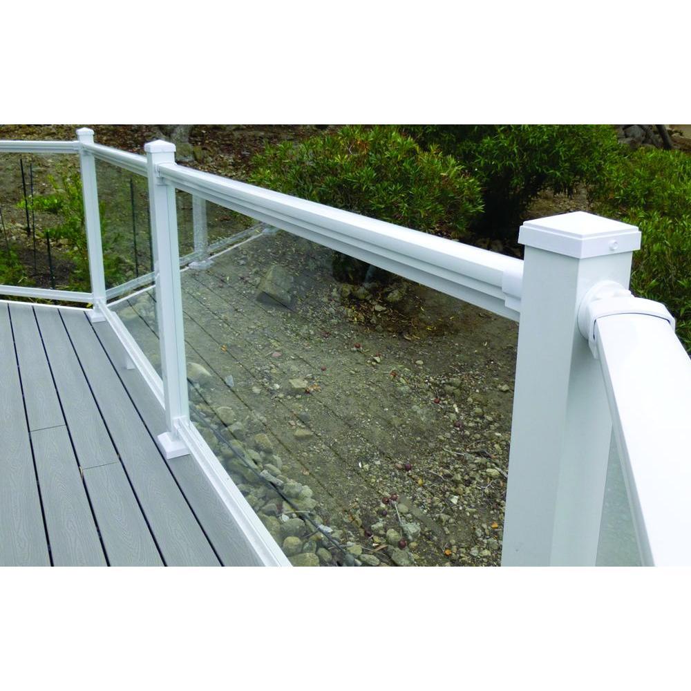 EZ Handrail Pivot Bracket Kit UV Protected Fasteners Prefinished Aluminum White - Lift Kits