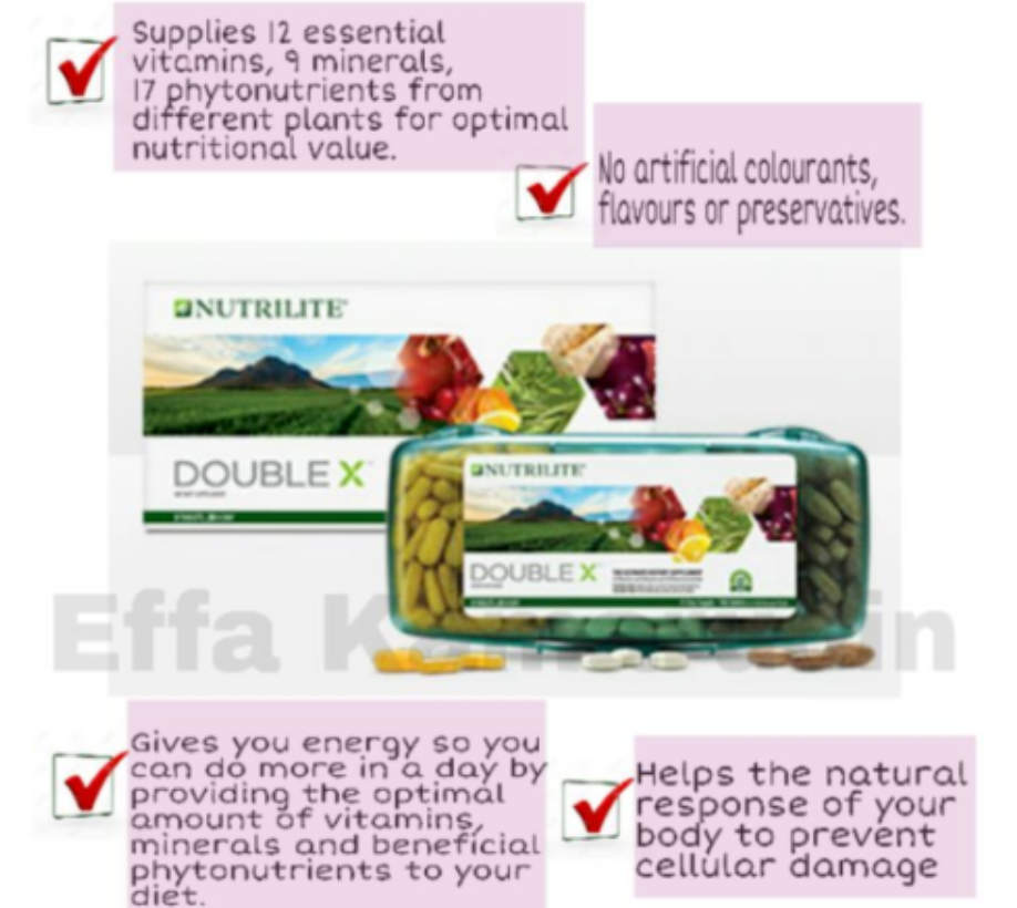 NUTRILITE Double X Vitamin Mineral Phytonutrient Amway Supplement
