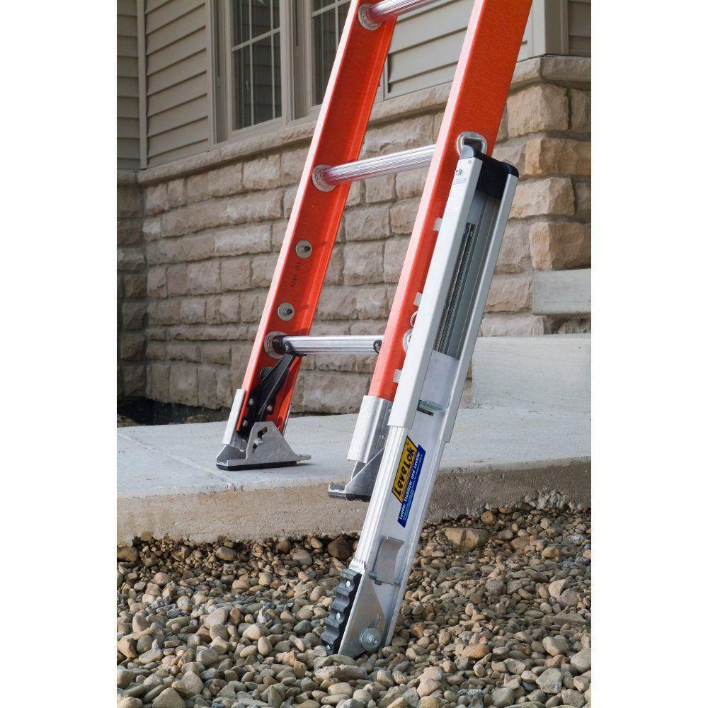 Werner Step Ladder Leg Leveler Stabilizer Attachment Removable Swivel