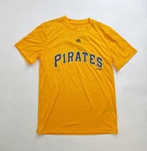 Majestic Pittsburg Pirates Evolution Tee Pick Your Number Youth L Yellow 2Y23 - $12.00
