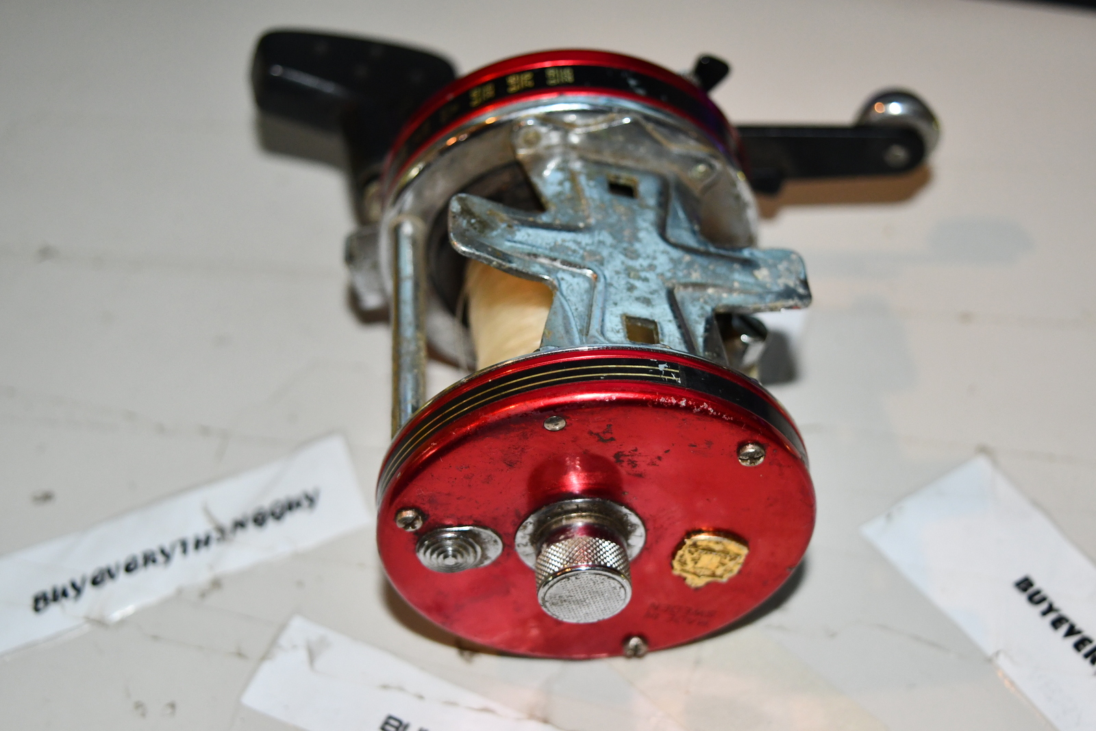 Abu Garcia Ambassador 7000 Red Fishing Reel works ultra rare attic find ...