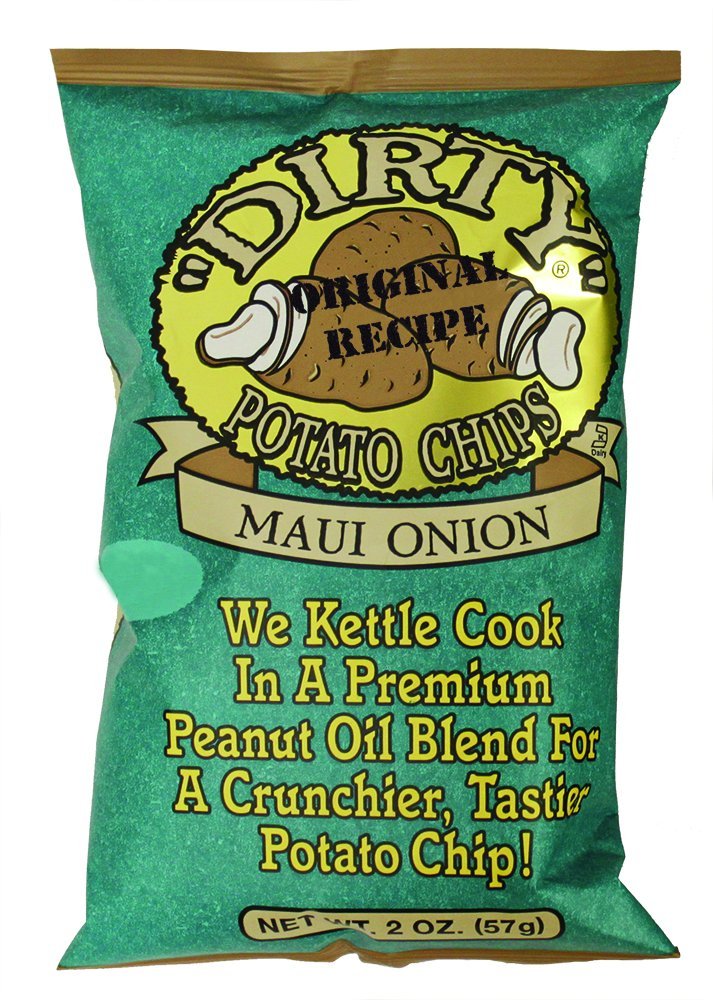 Dirty Kettle Chips, Maui Onion, 2 oz., 25 Count Snack Foods
