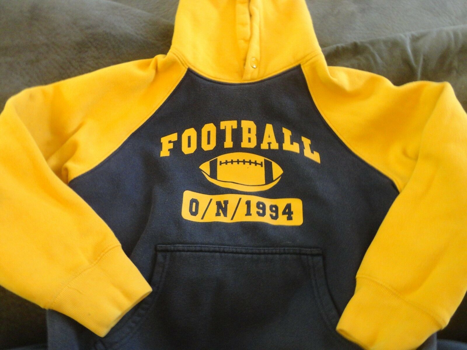 yellow old navy hoodie