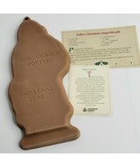 Longaberger Pottery Father Christmas Mold Santa Cookie Candy 9&quot; Vintage ... - $24.74