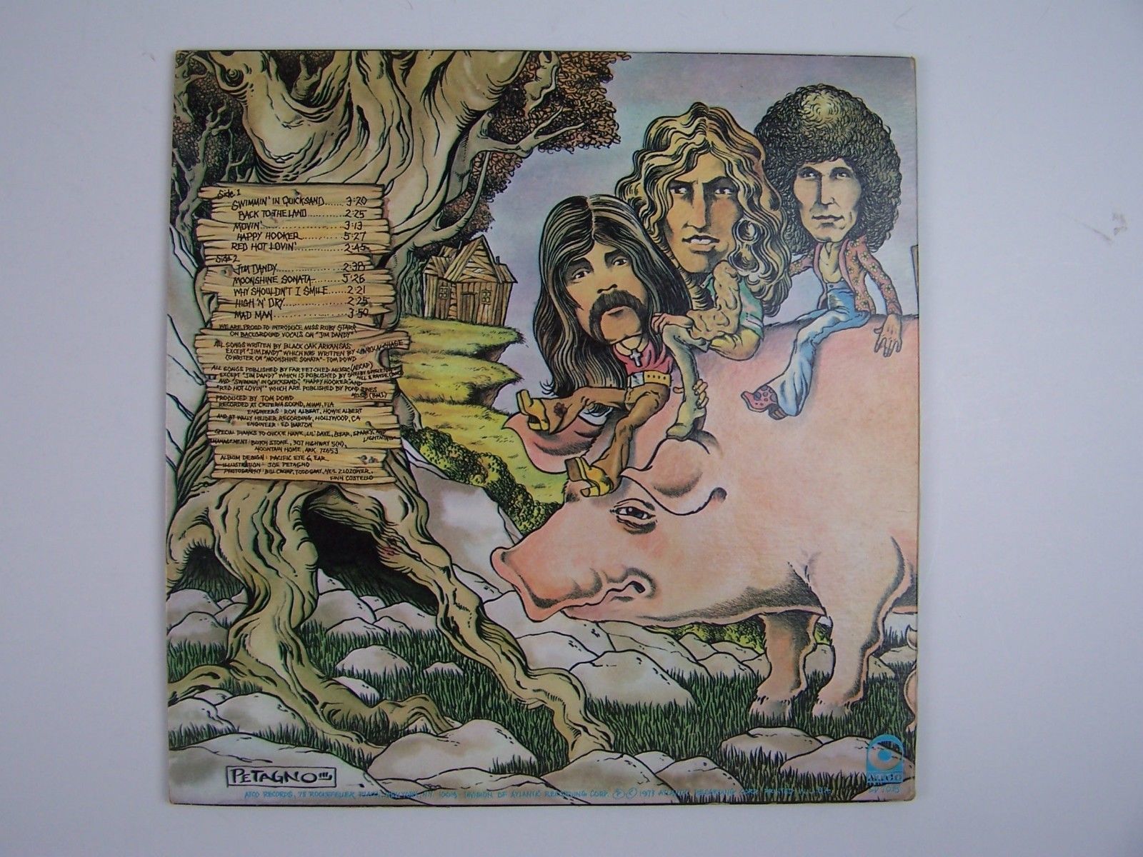 Black Oak Arkansas High On The Hog Vinyl LP Record Album SD 7035