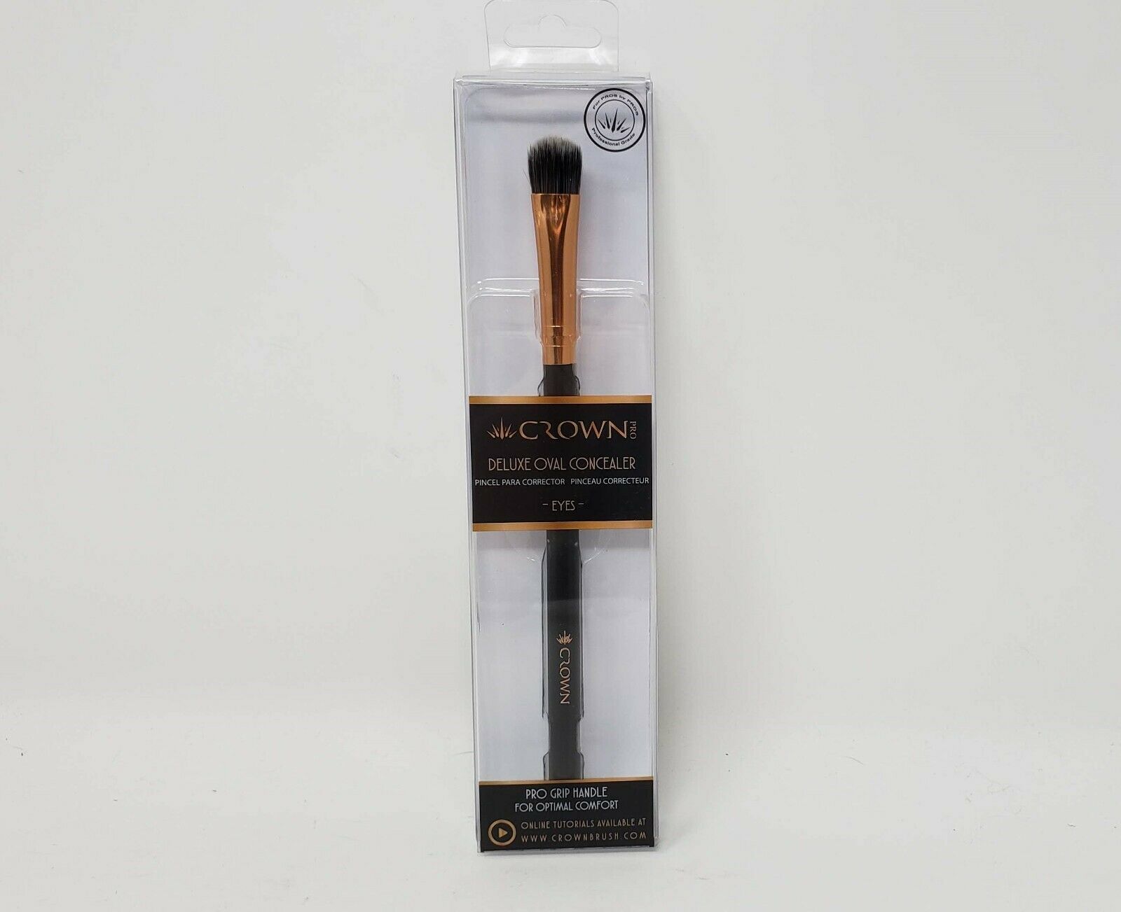 Crown Pro Deluxe Oval Concealer Brush - New