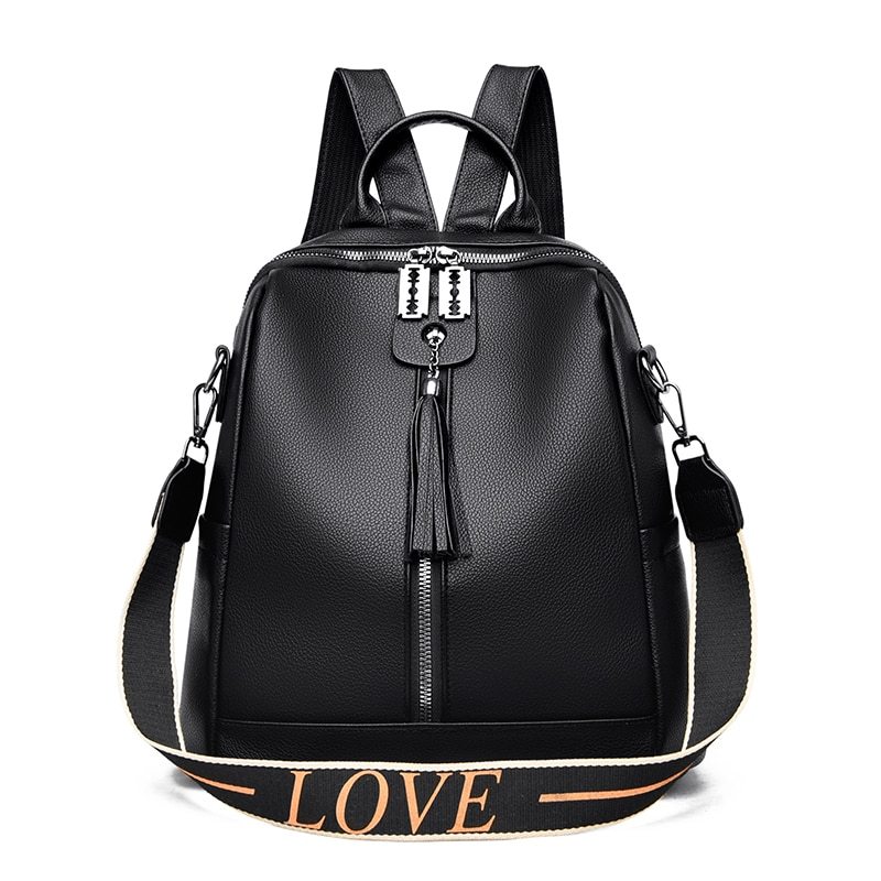 Primary image for High Quality Youth Leather BackpaFor Teenage Girls Female School Shoulder Bag Ba