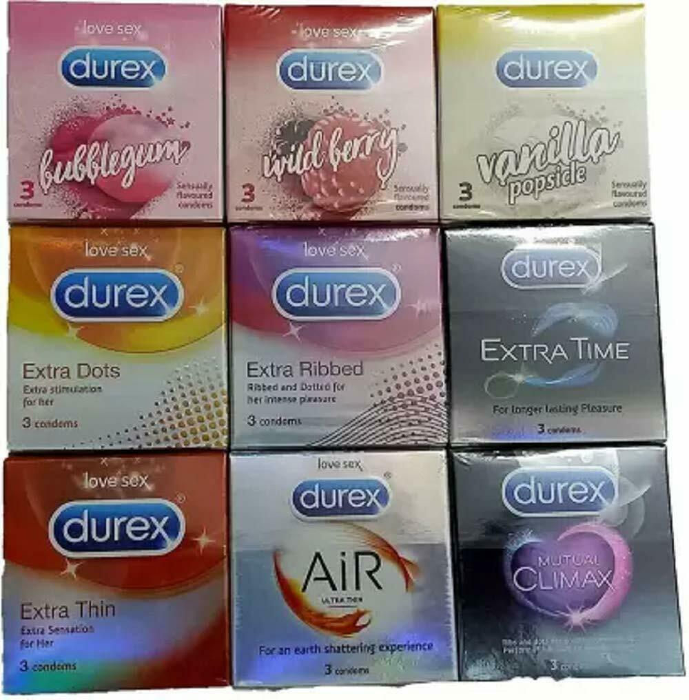Durex Combo in Nine Different Flavoured Condom (Set of 27, 9S)