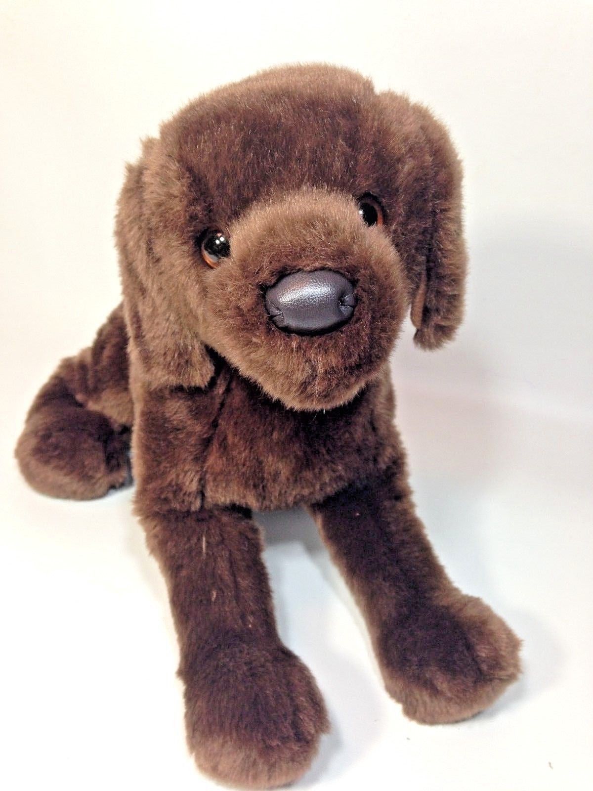 Cocoa Chocolate Lab Labrador Retriever Plush Brown Puppy Dog 14