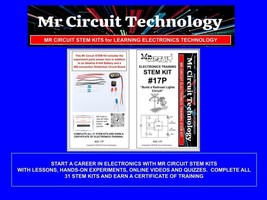 Basic Electronics  - SK #17P - &quot;Build a Railroad Lights circuit&quot; - Mr Ci... - $7.95