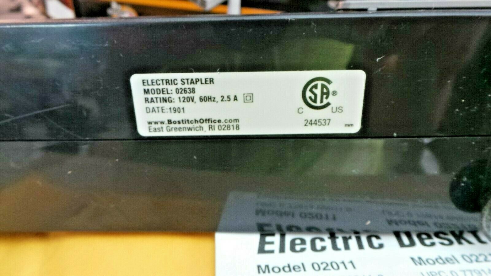 BOSTITCH IMPULSE 30 SHEET ELECTRIC STAPLER, NoJam, HEAVY DUTY, BLACK