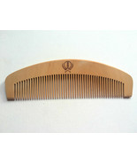 Sikh Kanga Khalsa Singh Wooden Comb Premium Quality Khanda Print Wooden ... - $10.75