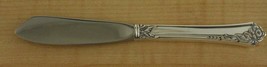 Vintage 1946 Heirloom Sterling Silver Flatware Damask Rose Master Butter Knife - $34.19