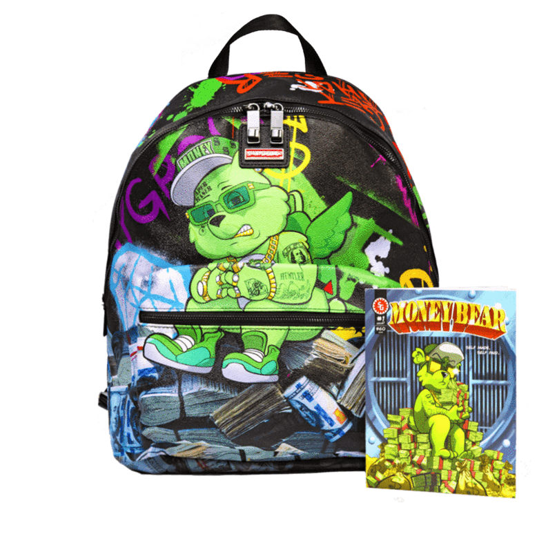 Sprayground Money Gummy Bear Stacks Urban School Book Bag Backpack 910B1658 - Bags & Backpacks