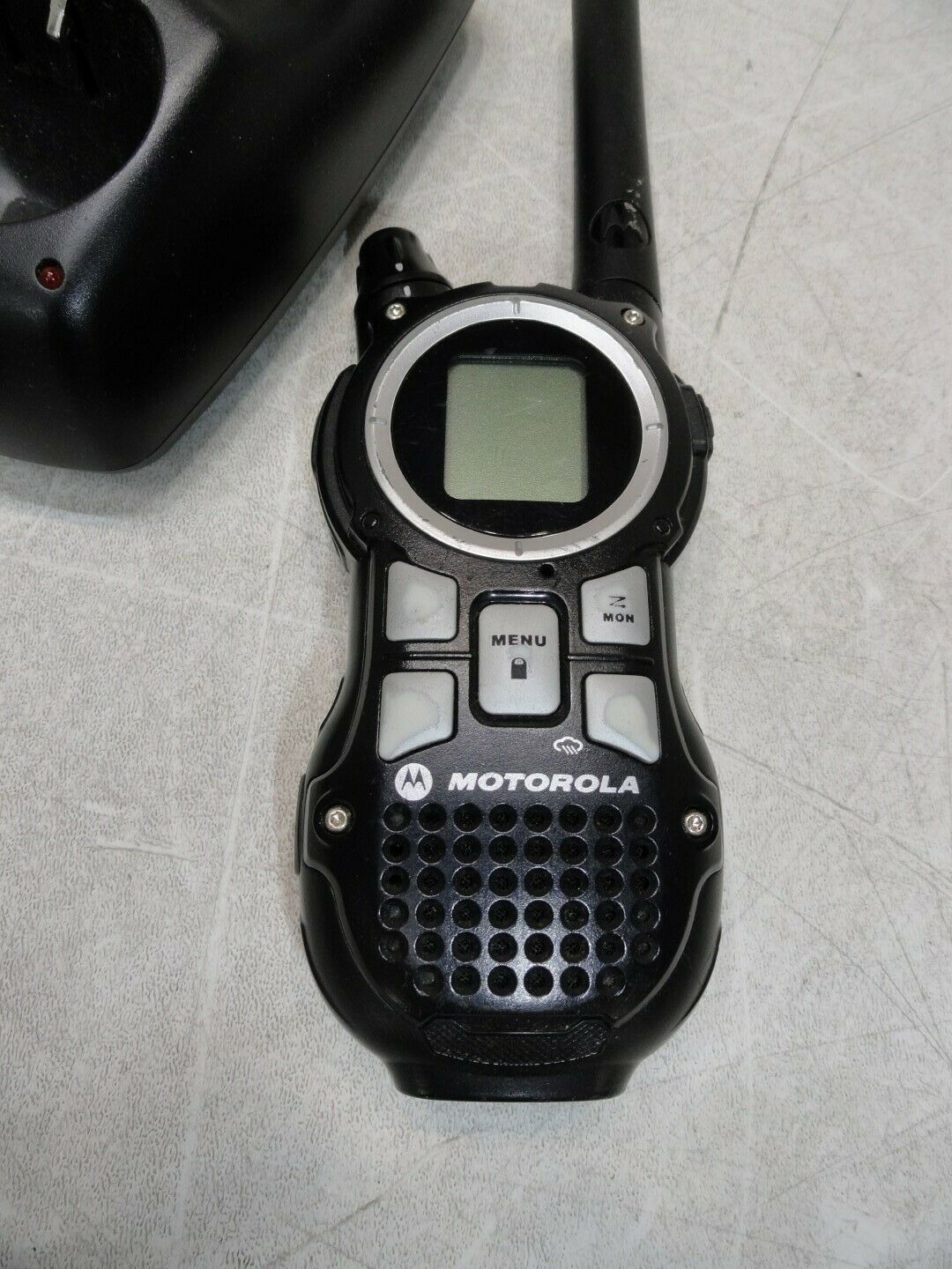 Pair of Motorola MR350R WalkieTalkies and Charging Dock Limited