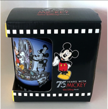 Walt Disney World 75 Years with Mickey Mouse Mug in Box NEW image 1