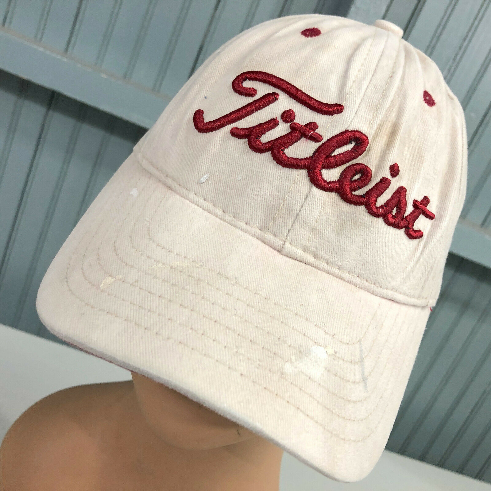 Titleist USA Best Up Discolored Strapback Baseball Cap Hat