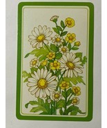 SINGLE 1 ADVERTISING PLAYING CARD -  DAISIES BUTTERCUPS (TT649) - £3.04 GBP