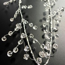 Beaded String Acrylic Crystal Beads Decorations Branch String 120cm - $7.92