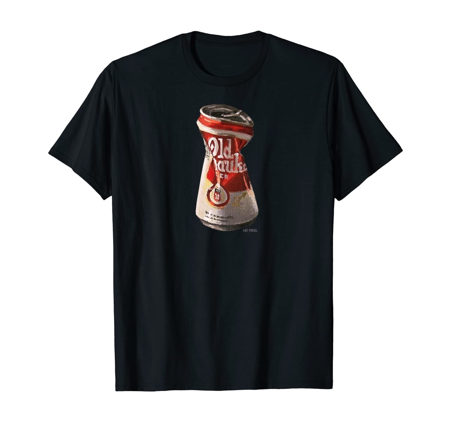 Old Crushed Beer Can Milwaukee tshirt TShirts