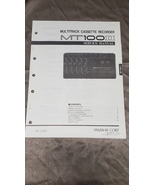 YAMAHA MULTITRACK CASSETTE RECORDER MT100II SERVICE MANUAL WITH SCHEMATICS  - $13.99
