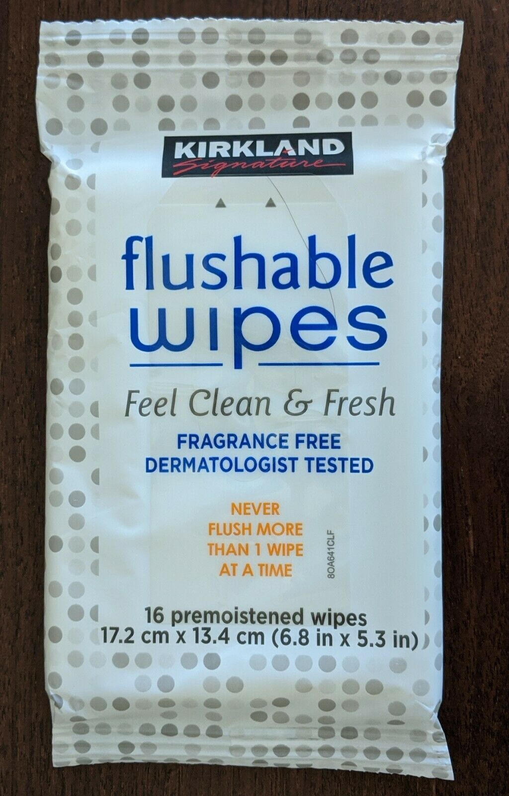 632 Kirkland Signature Moist Flushable Wipes Fragrance Free