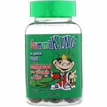 Immune System Support GummiKing Echinacea Plus Vitamin C and Zinc For Kids 60 Gu - $21.55