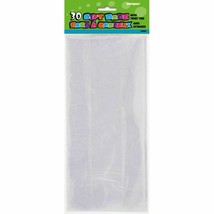 30 ct Clear Cello Bags with Silver Twist Ties - $2.96