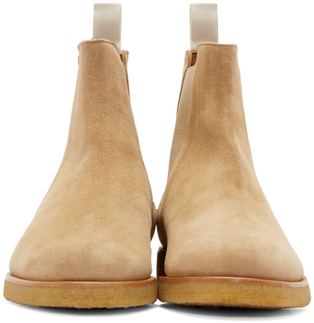 suede chelsea boots crepe sole