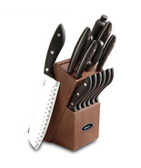 MEGA-60772.14 Oster Huxford 14 Piece Stainless Steel Cutlery Set with Bl... - $58.95