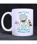 time to get riggity wrecked son Custom Personalized Coffee Tea White Mug - $13.99