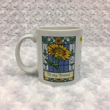 Avon Friendship Mother&#39;s Day Vintage Collectible Mug Cup w Quote and Sun... - $13.09