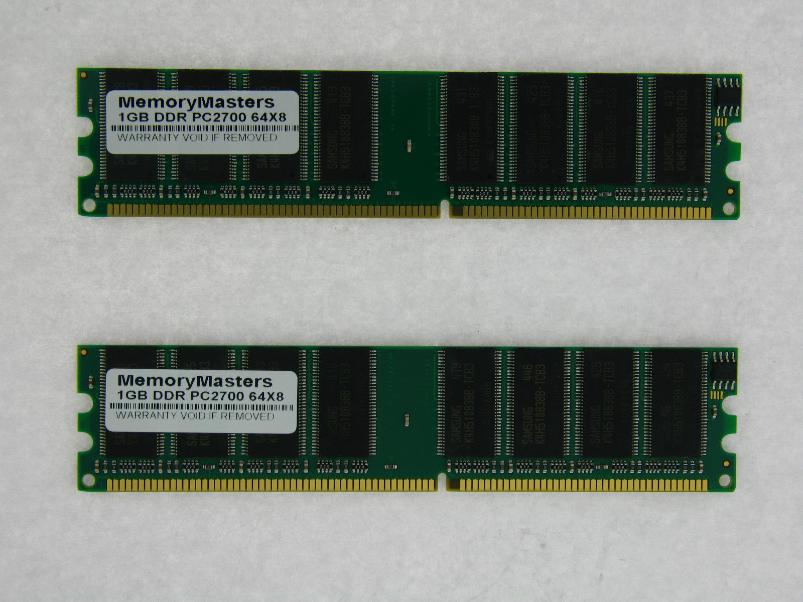 2x 1 GB Tested Kingston KTC-PR266/1G DDR1 DIMM PC-2100 RAM 2 GB 