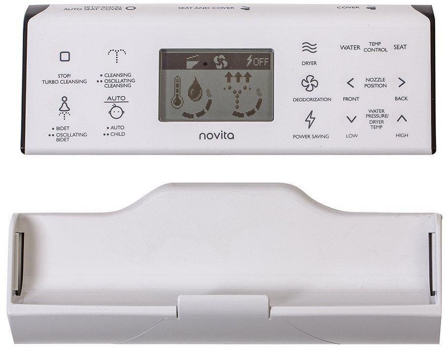 KOHLER Elongated Toilet Bidet Seat Electric Auto OpenClose Lid Remote