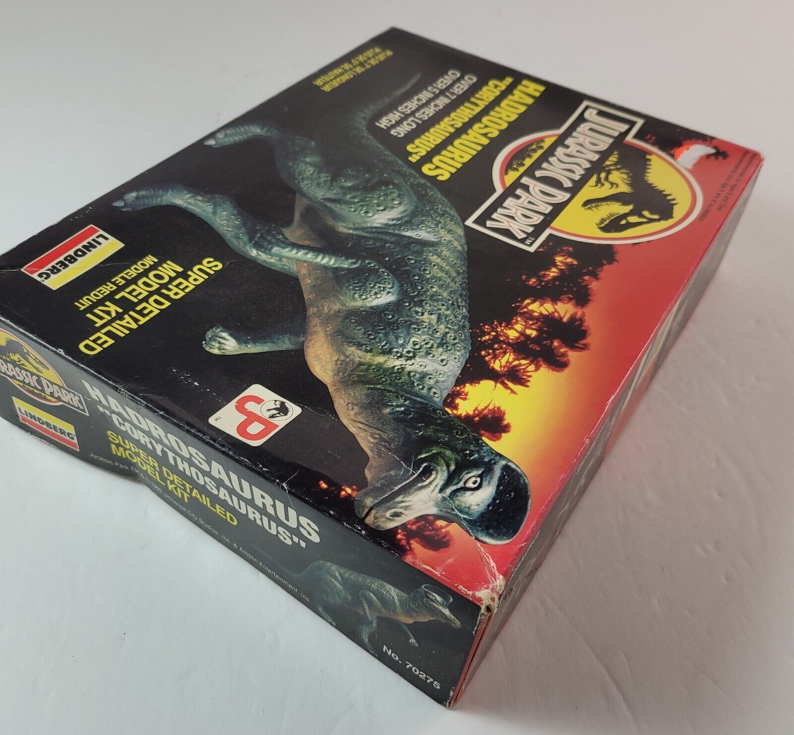 Lindberg Jurassic Park Hadrosaurus Corythosaurus Model Kit 70275 Sealed Content Figures