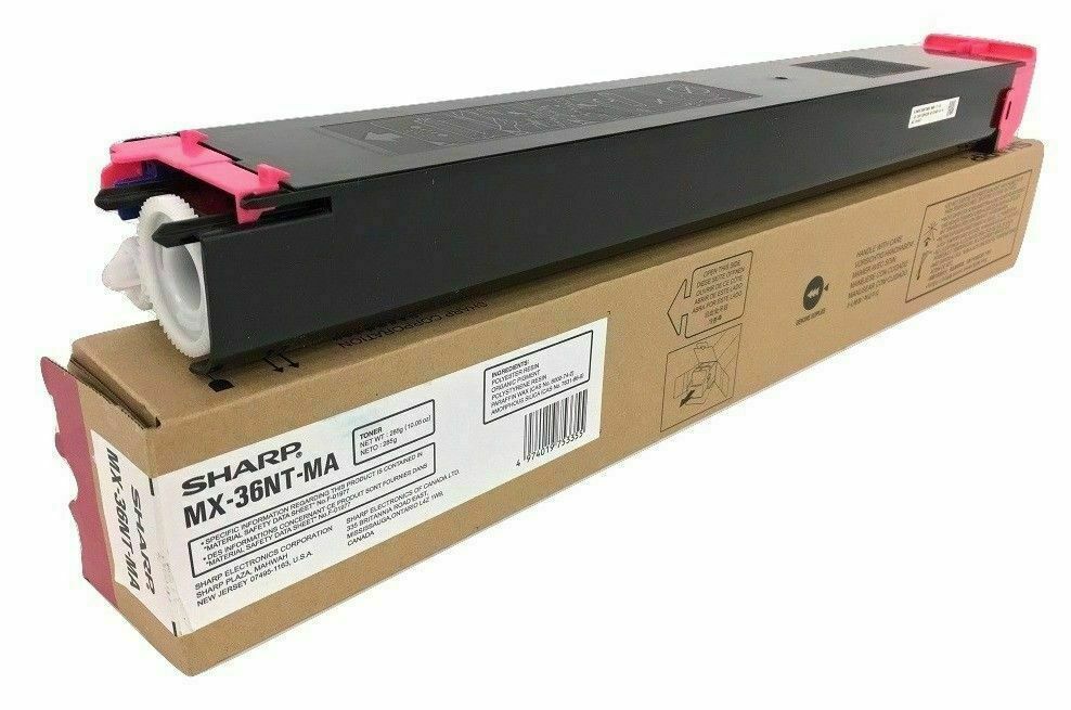 Sharp MX36NTMA Magenta Toner CartridgeNEW OEM Toner Cartridges