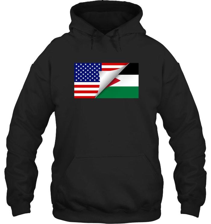 Jordanian American Flag Hoodie Hoodies & Sweatshirts