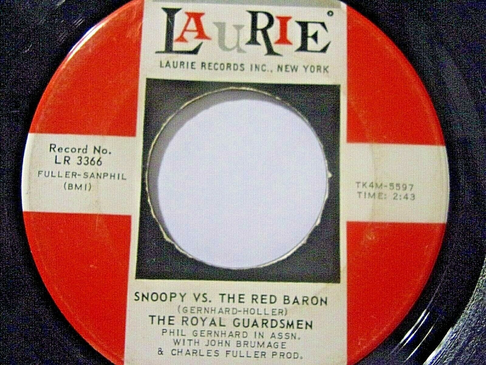 The Royal Guardsmen-Snoopy Vs. The Red Baron / I Needed You-45rpm-1966 ...