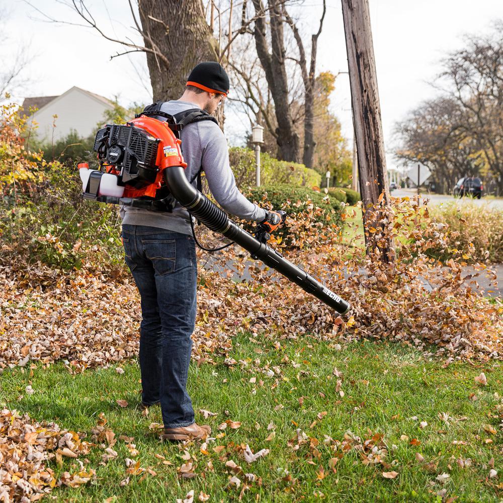 ECHO 216 MPH 517 CFM 58.2cc Gas 2Stroke Cycle Backpack Leaf Blower