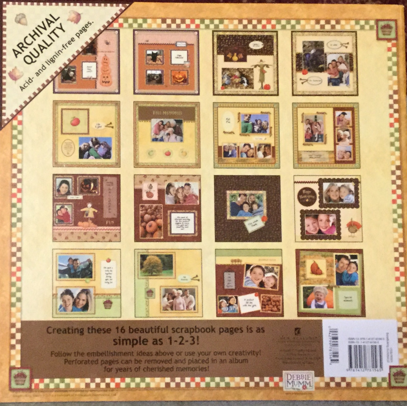 Paper Boutique Simple 123 Scrapbooking Kit Fall by Debbie Mumm