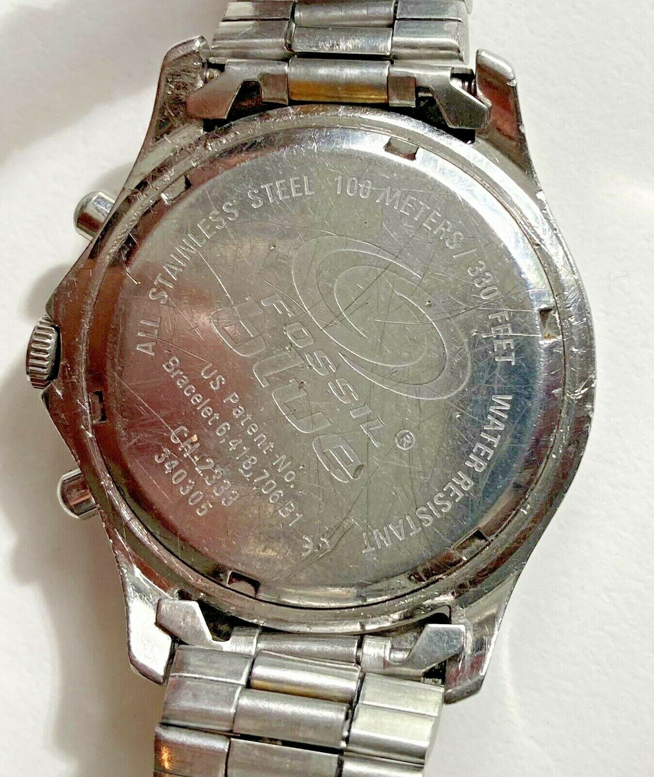Fossil Blue Speedway (CH-2333) Two-Tone 