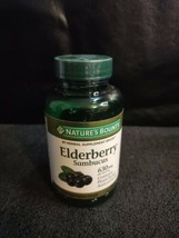 Nature's Bounty Elderberry Sambucus 630mg Herbal Supplement (120 SOFTGELS) 05/24 - $14.42